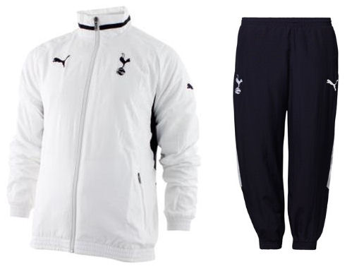 2011-12 Tottenham Puma Woven Tracksuit (White)