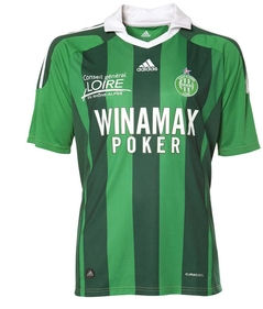 2011-12 St Etienne Adidas Home Football Shirt