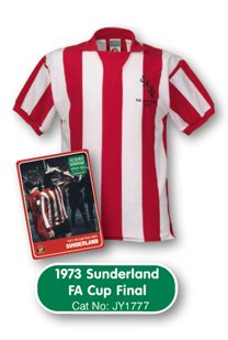 Sunderland 1973 FA Cup Final shirt Sunderland 1973 FA Cup Final shirt
