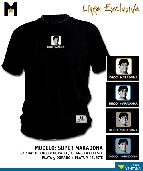 Collectable Maradona shirt - Super Marado
