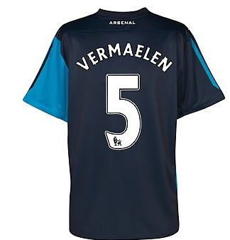 2011-12 Arsenal Nike Away Shirt (Vermaelen 5)