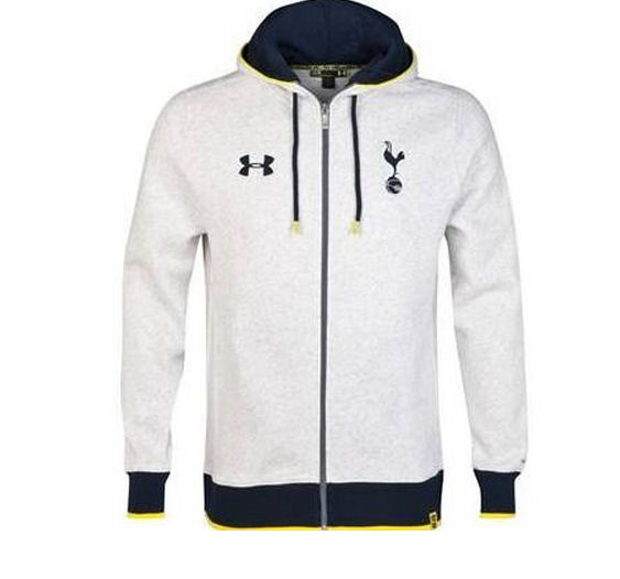 2014-2015 Tottenham Adult Storm Hoody (Silver Heather) ,1245682