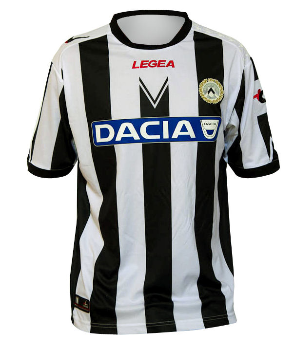 2011-12 Udinese Legea Home Football Shirt