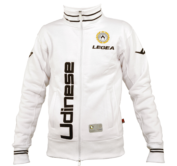 2011-12 Udinese Hooded Felpa Jacket (White)