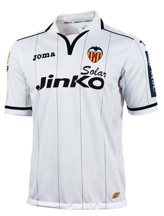 2012-13 Valencia Joma Home Football Shirt