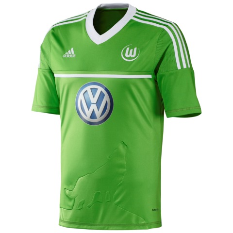 2012-13 VFL Wolfsburg Adidas Home Shirt