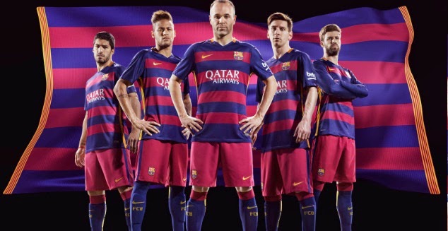 Barcelona 2015-16 home kit released