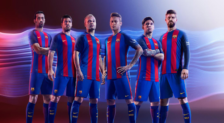 Barcelona 2016-17 Home Kit Banner