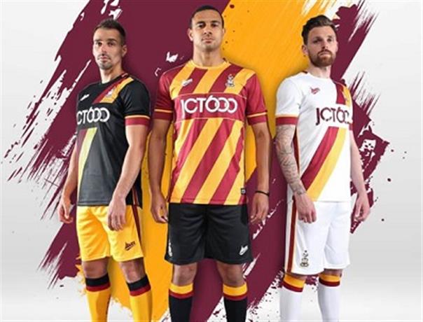 Bradford City 2016-17 Kits banner