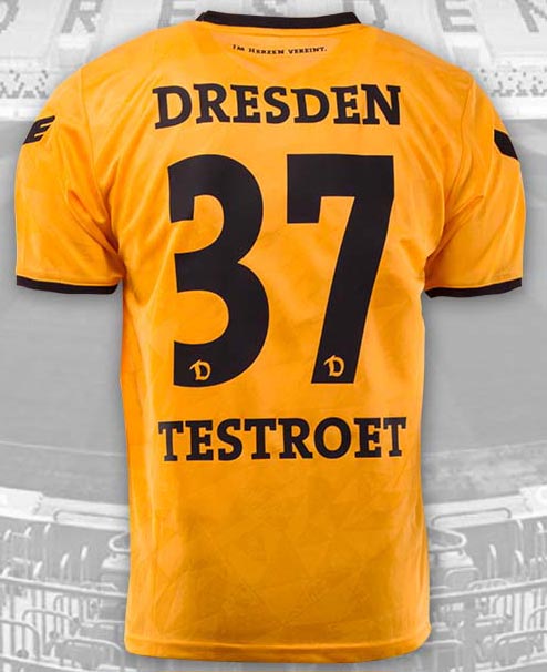 Dynamo Dresden 2016-17 Home Shirt Back