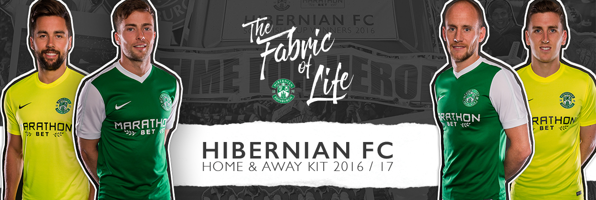 Hibernian 2016-17 Home and Away Kits