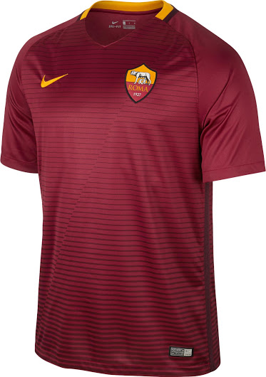 AS ROMA 2016-17 Home Kit Front