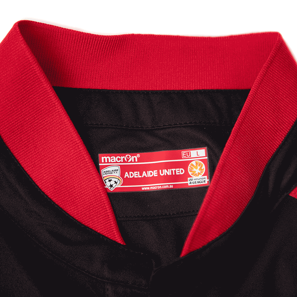 Adelaide Utd Away Kit Front Collar