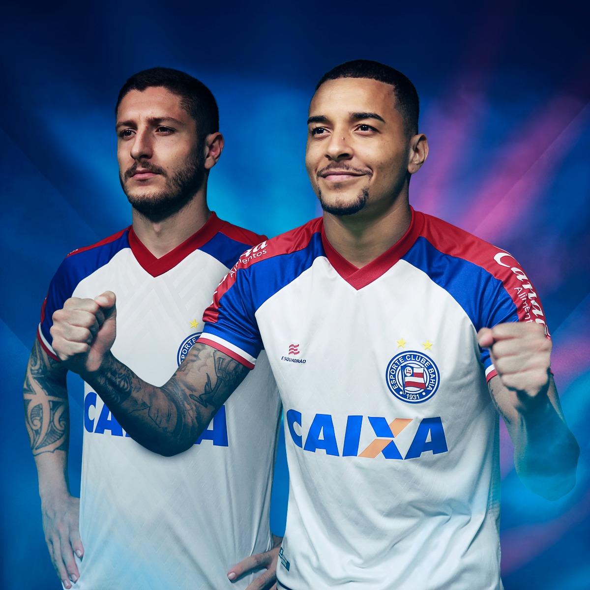 2019 Esquadrao Brazil Bahia Away Soccer Football Jersey Shirt w/ Sponsors 