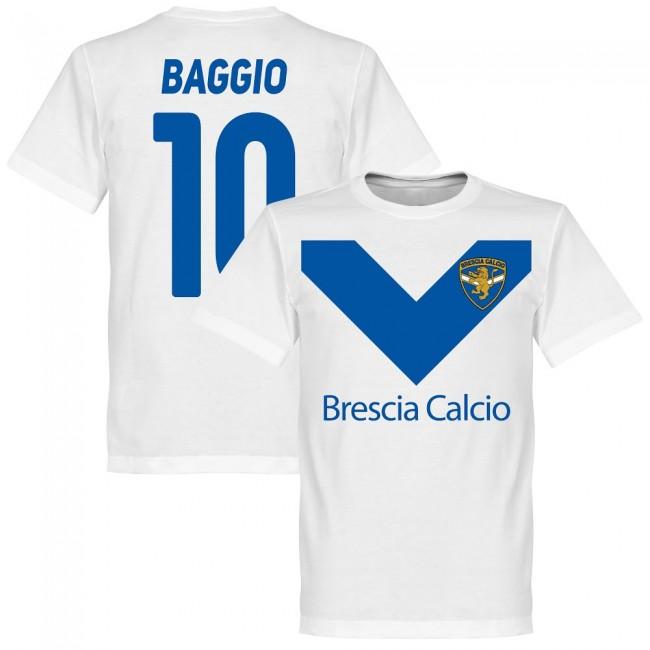 Brescia Roberto Baggio Team T-Shirt - White [TSHIRT-White-190640