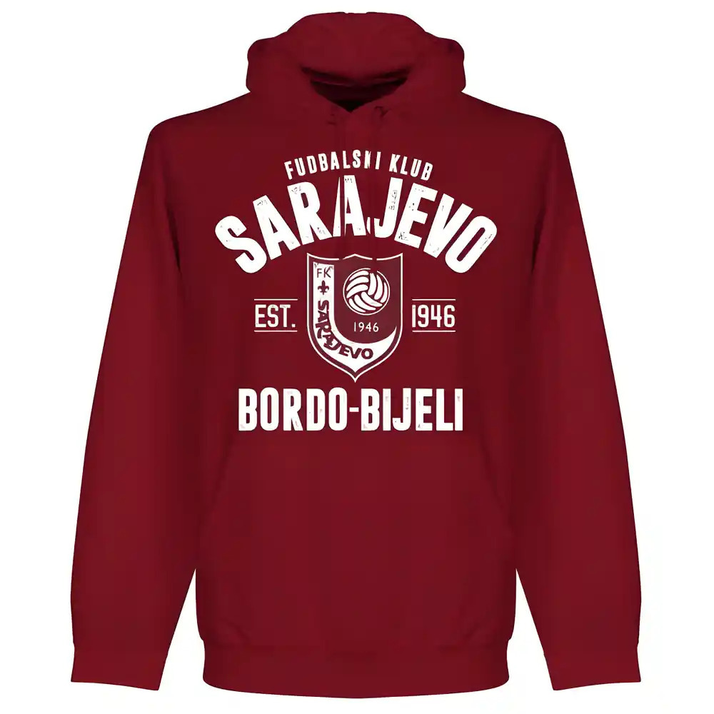 Sarajevo Established Hoodie - Polyester Kaizer Chiefs Made By: Soccer Tees Men's Maroon Medium