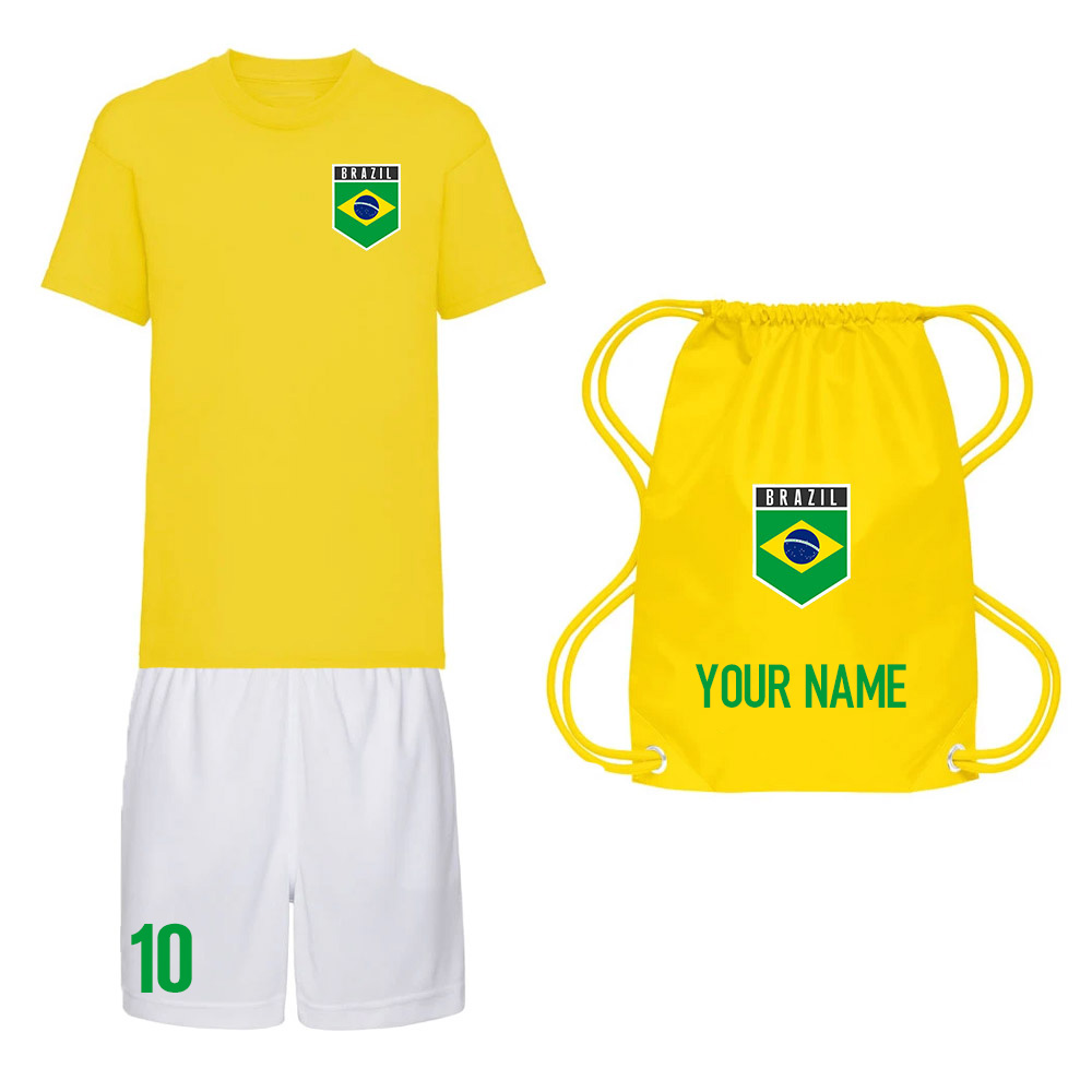 Click to view product details and reviews for Personalised Brazil Training Kit Package.