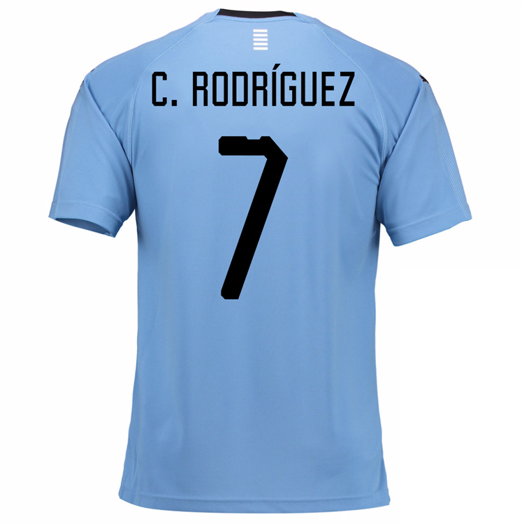 Click to view product details and reviews for 2018 2019 Uruguay Home Football Shirt C Rodgrizuez 7.
