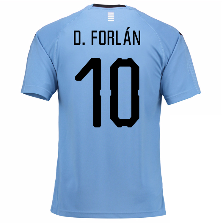 Click to view product details and reviews for 2018 2019 Uruguay Home Football Shirt D Forlan 10.