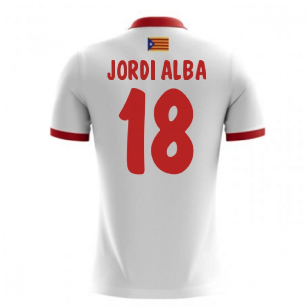 Click to view product details and reviews for 2017 18 Catalunya Airo Away Shirt Jordi Alba 18 Kids.