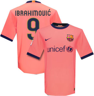 ibrahimovic barcelona jersey