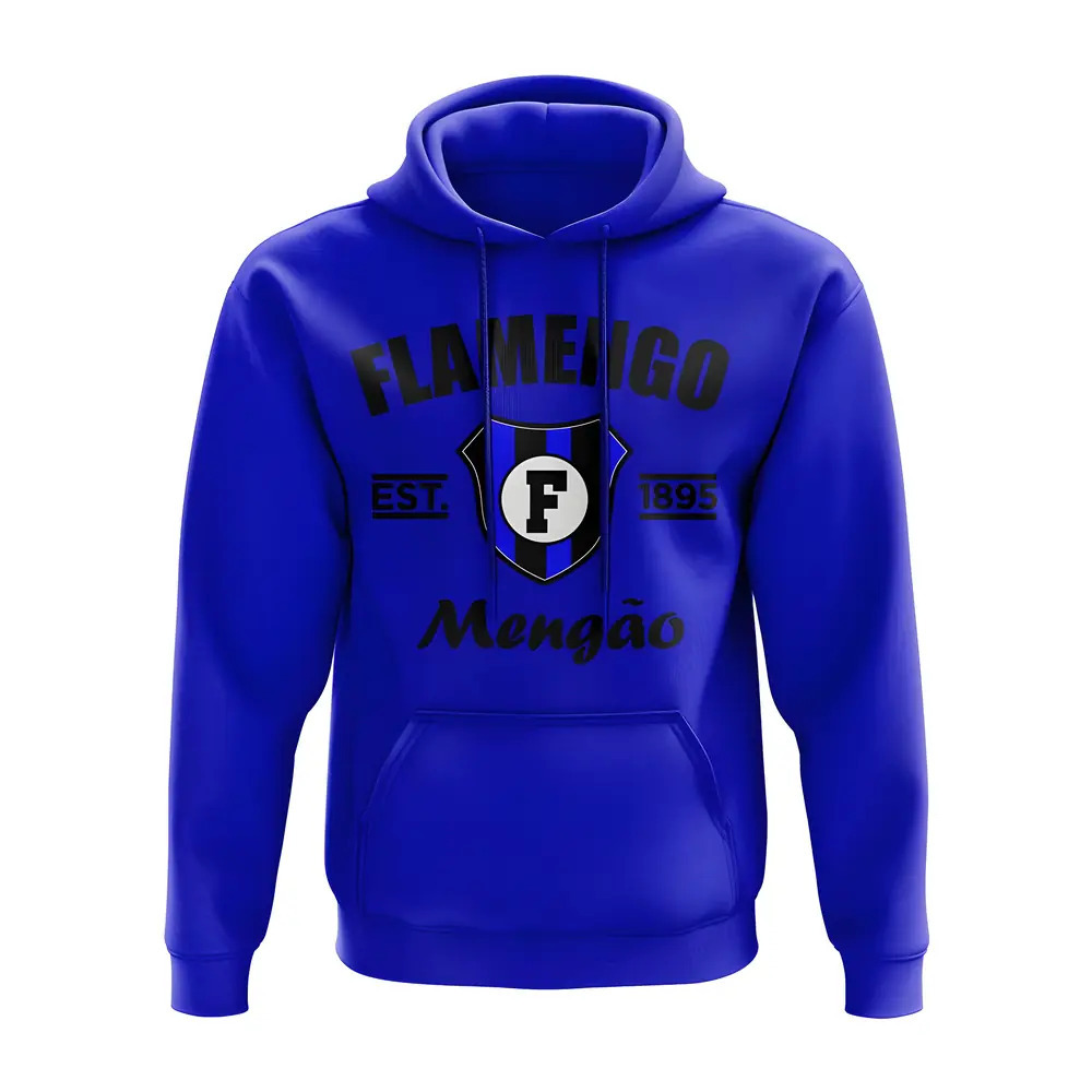 Flago Established Hoody (Royal) Polyester Uksoccershop Men's Blue Xxl