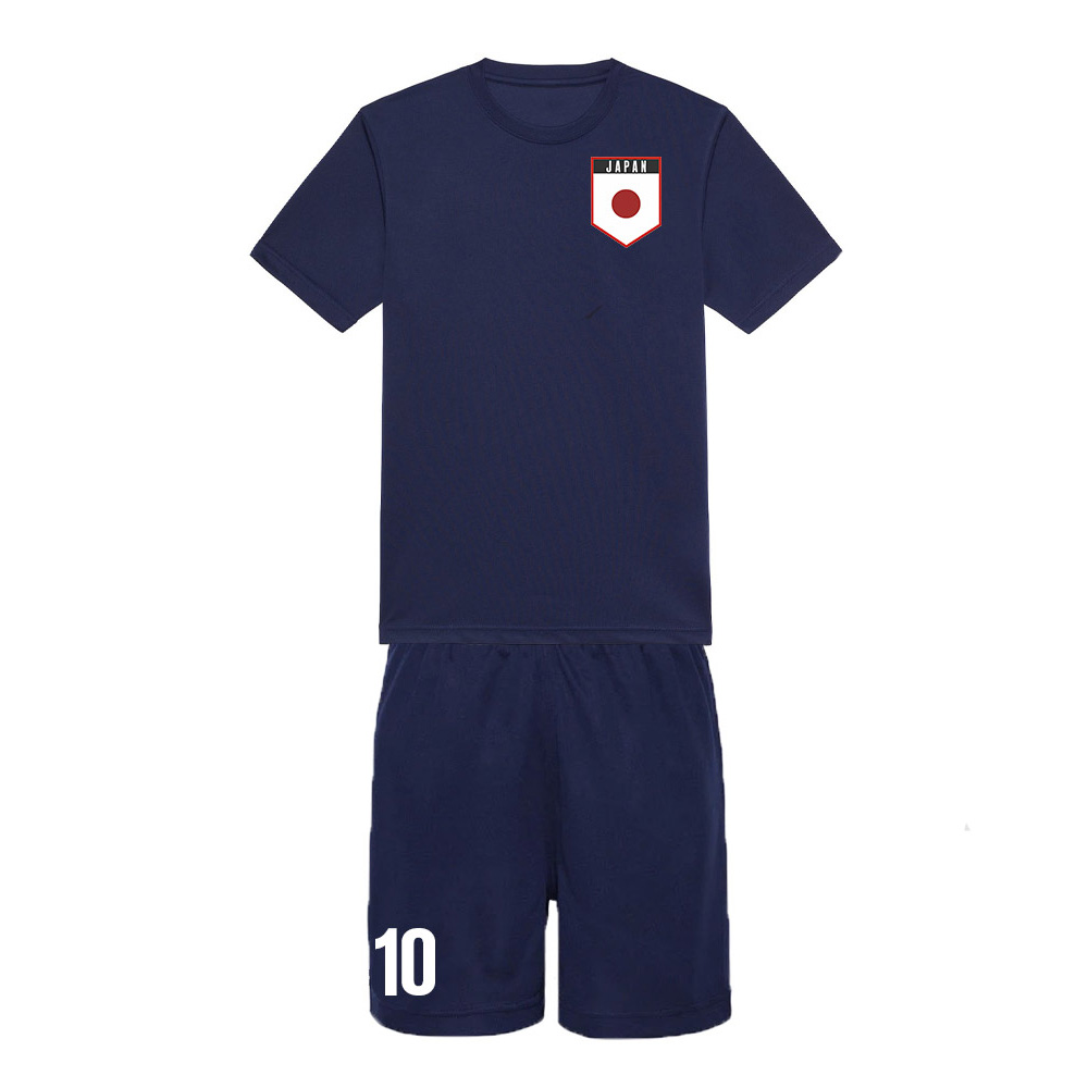 Personalised Japan Training Kit Polyester Uksoccershop Men's Navy Extra Large