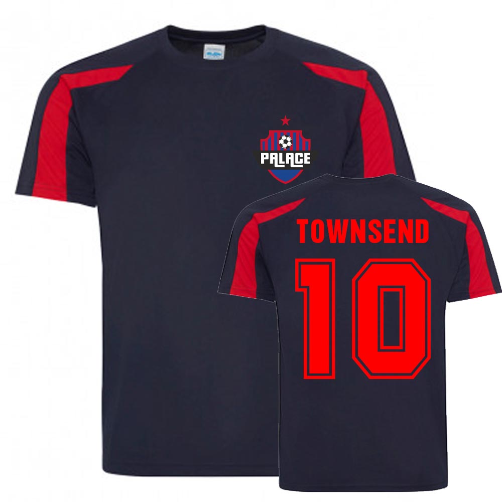 Andros Townsend Crystal Palace Sports Training Jersey (Navy) Polyester Uksoccershop Men's Navy Xxl