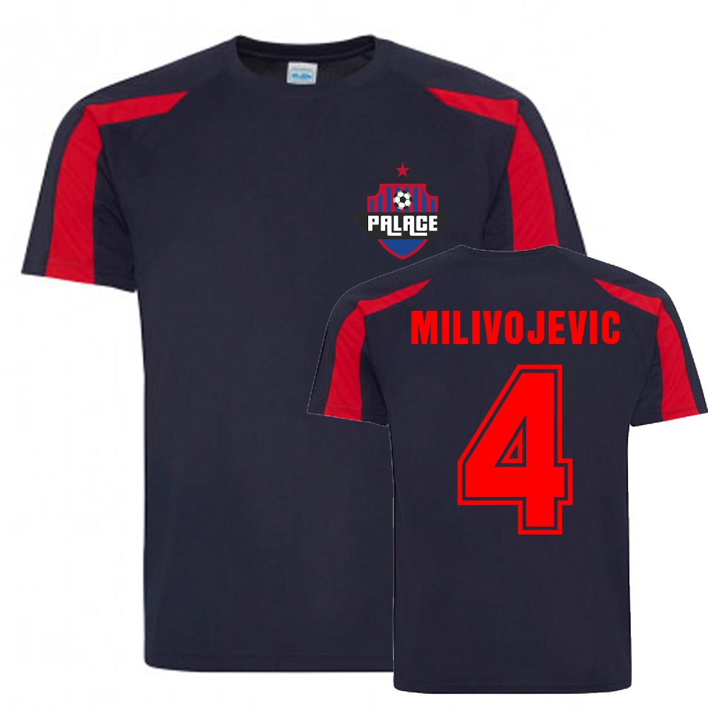 Click to view product details and reviews for Luka Milivojevic Crystal Palace Sports Training Jersey Navy Red.