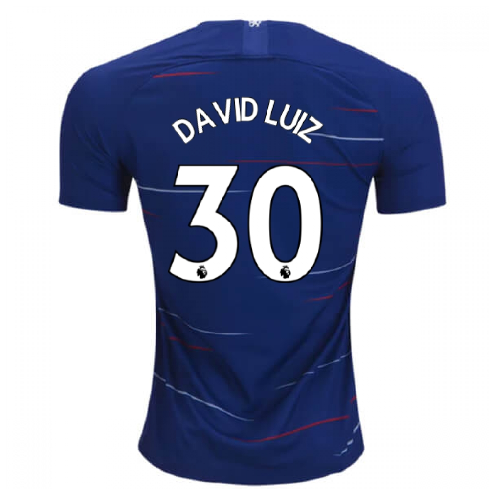 Click to view product details and reviews for 2018 2019 Chelsea Home Nike Football Shirt David Luiz 30 Kids.