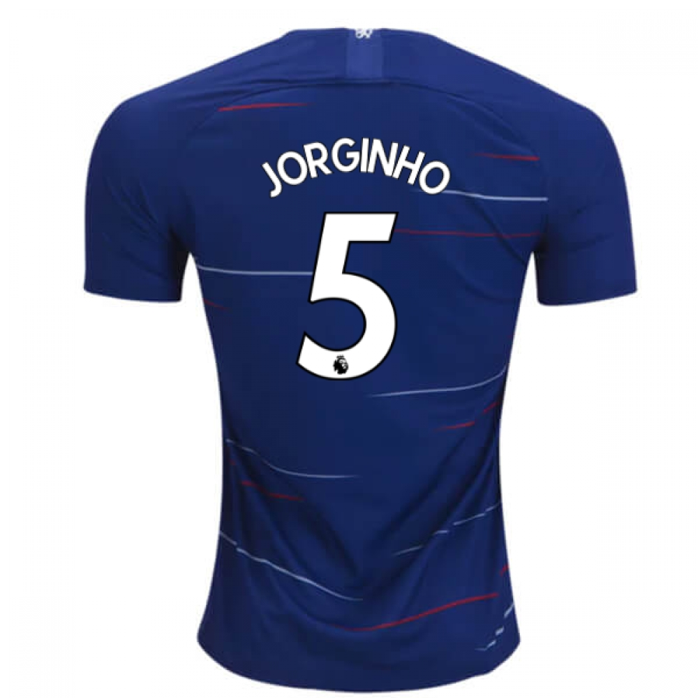 Click to view product details and reviews for 2018 2019 Chelsea Home Nike Football Shirt Jorginho 5 Kids.