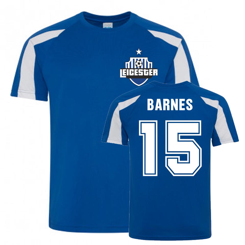 Click to view product details and reviews for Harvey Barnes Leicester City Sports Training Jersey Blue.
