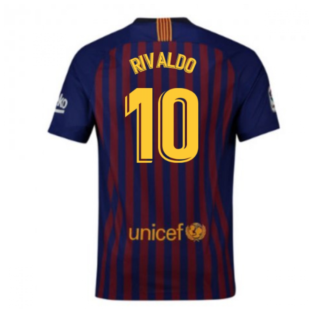 Click to view product details and reviews for 2018 2019 Barcelona Home Nike Football Shirt Rivaldo 10 Kids. Click to view product details and reviews for 2018 2019 Barcelona Home Nike Football Shirt Rivaldo 10 Kids.
