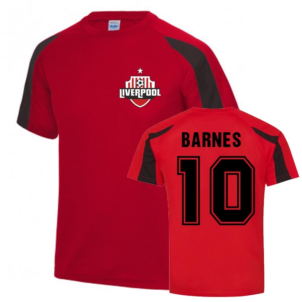 Click to view product details and reviews for John Barnes Liverpool Sports Training Jersey Red. Click to view product details and reviews for John Barnes Liverpool Sports Training Jersey Red.