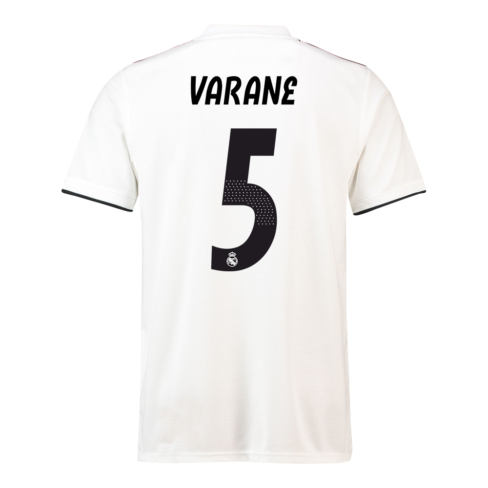 Click to view product details and reviews for 2018 19 Real Madrid Home Football Shirt Varane 5 Kids. Click to view product details and reviews for 2018 19 Real Madrid Home Football Shirt Varane 5 Kids.