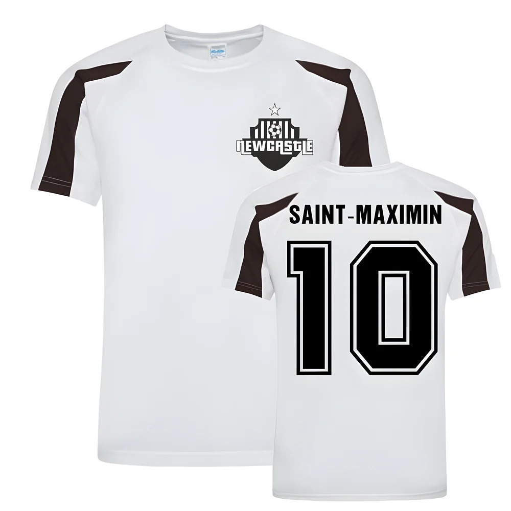 Click to view product details and reviews for Allan Saint Maximin Newcastle Sports Training Jersey White.