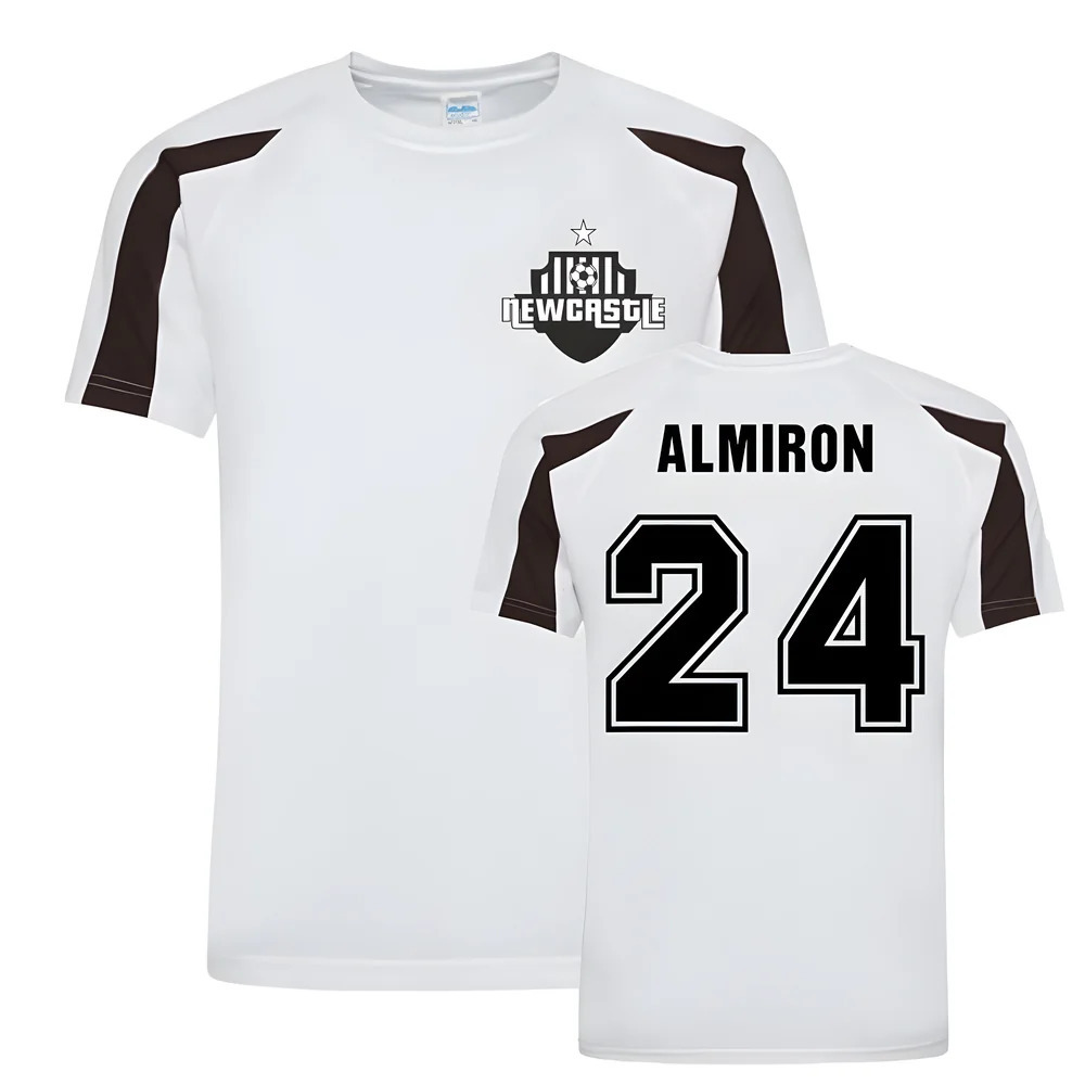 Click to view product details and reviews for Miguel Almiron Newcastle Sports Training Jersey White.
