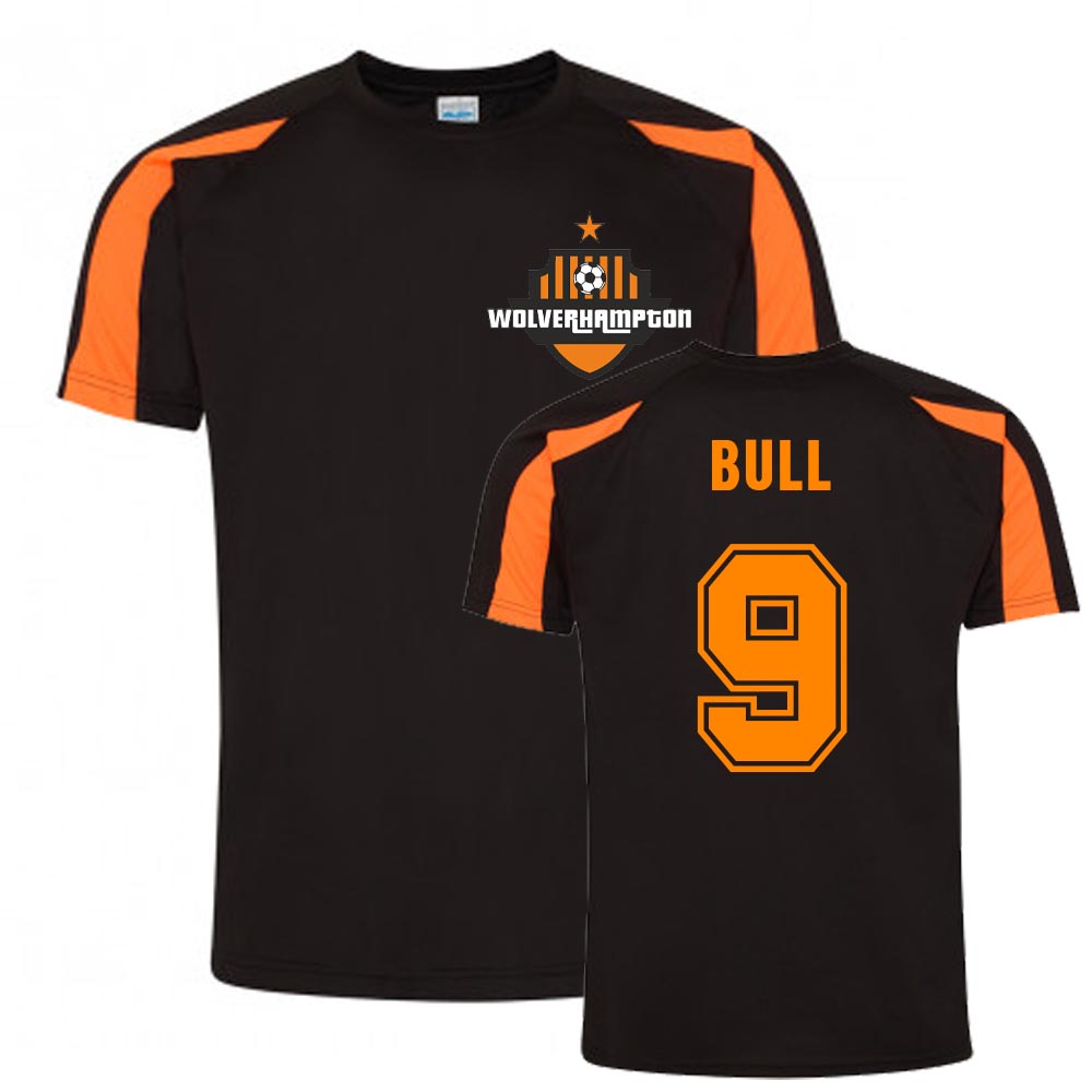 Click to view product details and reviews for Steve Bull Wolves Sports Training Jersey Black.