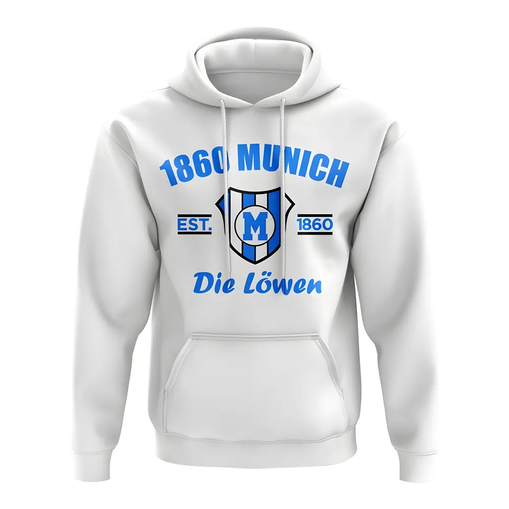 Click to view product details and reviews for 1860 Munich Established Hoody White.