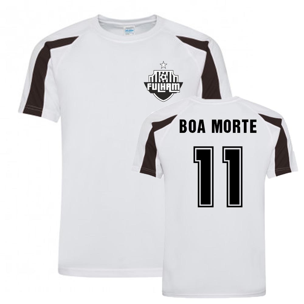 Click to view product details and reviews for Luis Boa Morte Fulham Sports Training Jersey White.