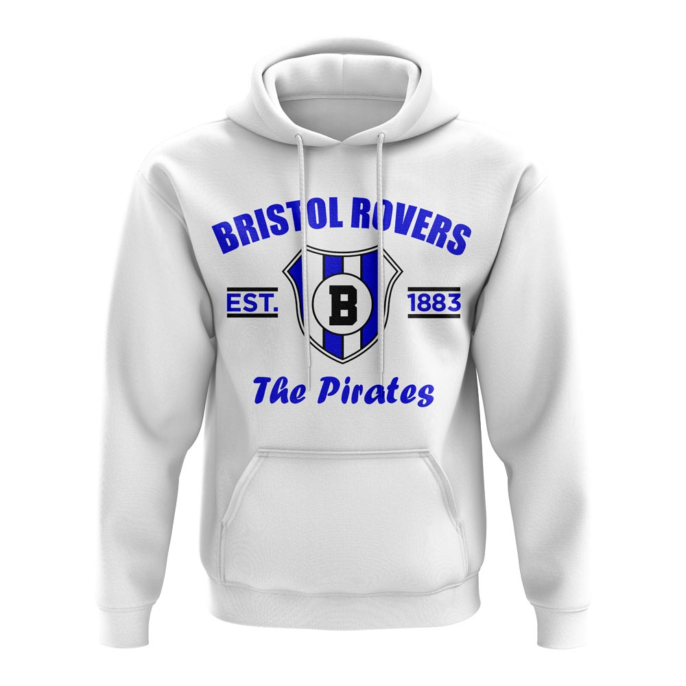 Click to view product details and reviews for Bristol Rovers Established Hoody White.