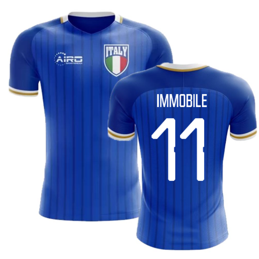 Click to view product details and reviews for 2020 2021 Italy Home Concept Football Shirt Immobile 11 Kids.