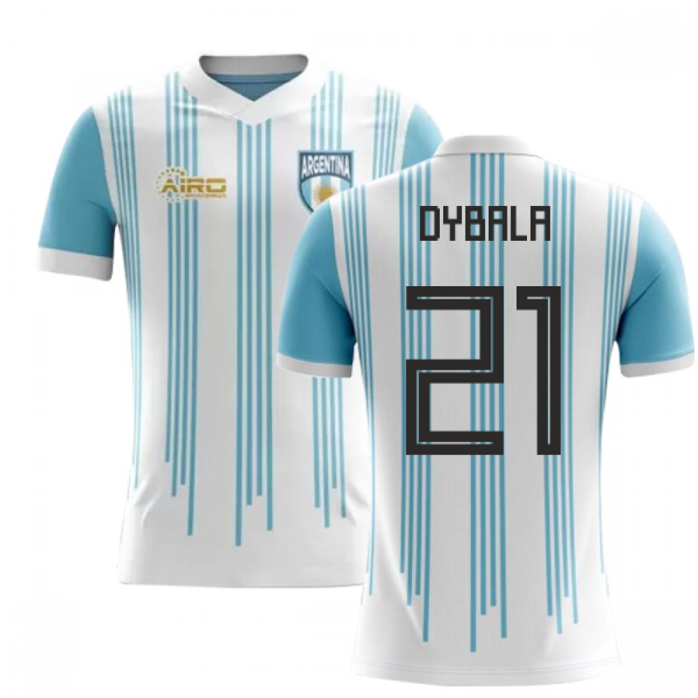 Click to view product details and reviews for 2020 2021 Argentina Home Concept Football Shirt Dybala 21 Kids.