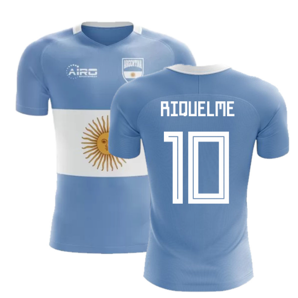 Click to view product details and reviews for 2020 2021 Argentina Flag Concept Football Shirt Riquelme 10 Kids.