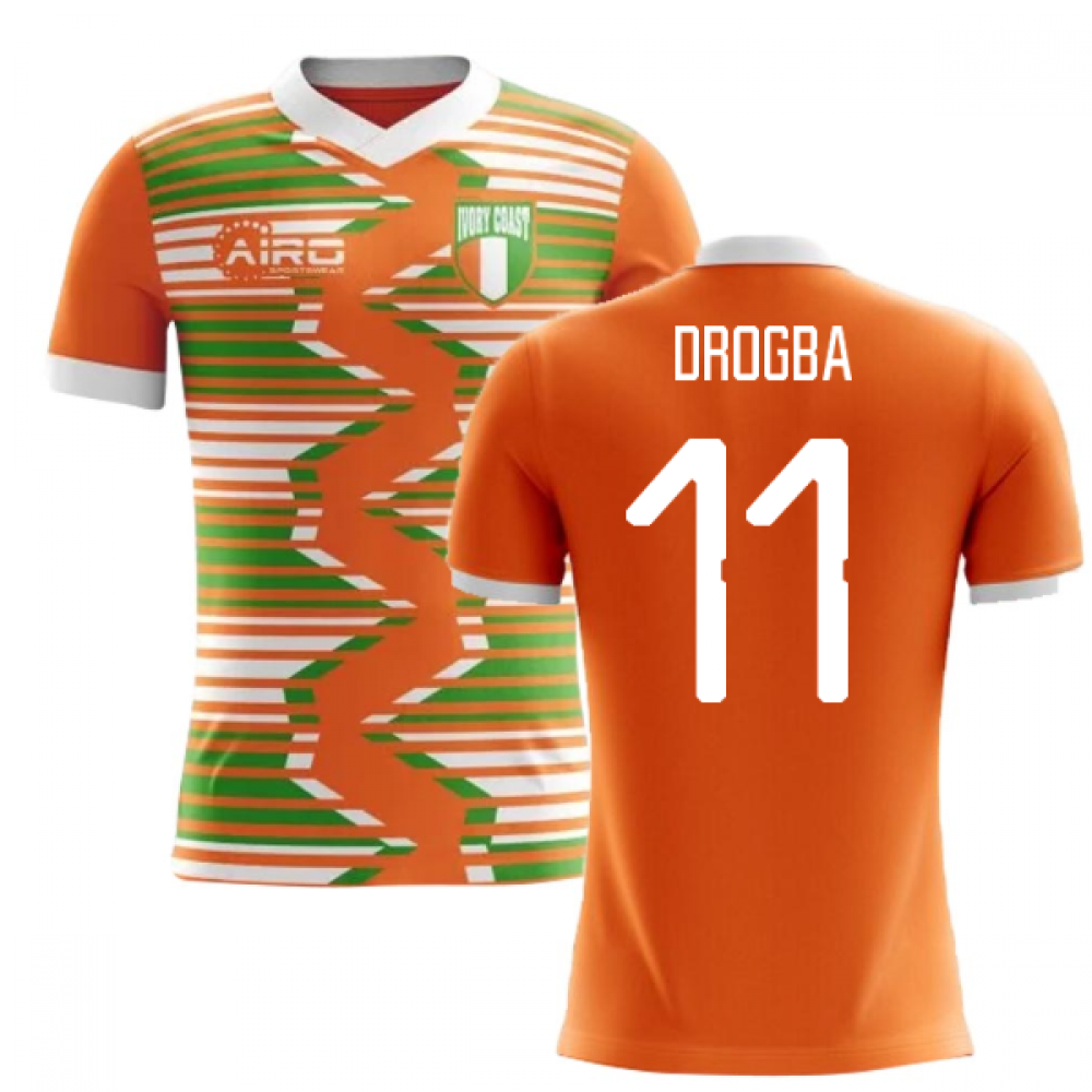 Click to view product details and reviews for 2020 2021 Ivory Coast Home Concept Football Shirt Drogba 11 Kids.