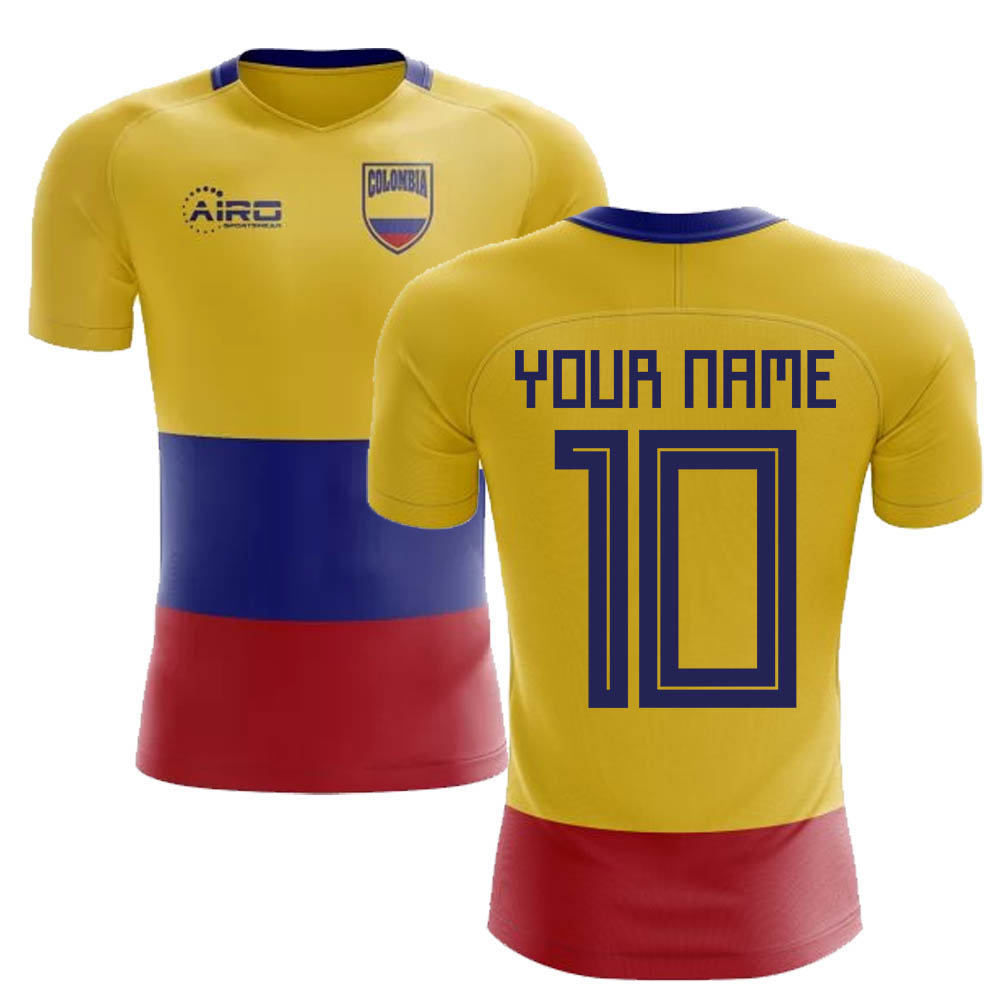Click to view product details and reviews for 2020 2021 Colombia Flag Concept Football Shirt Your Name.