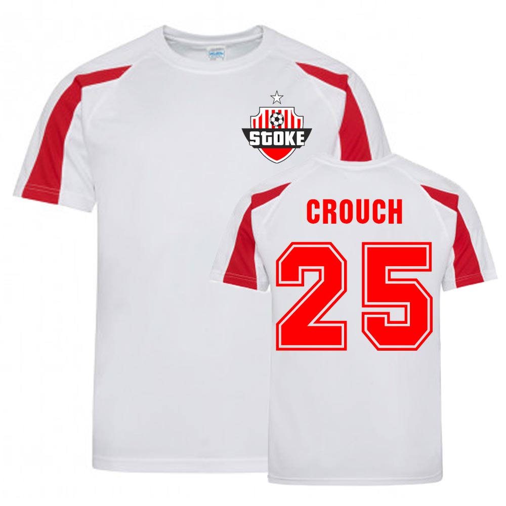 Click to view product details and reviews for Peter Crouch Stoke Sports Training Jersey White.