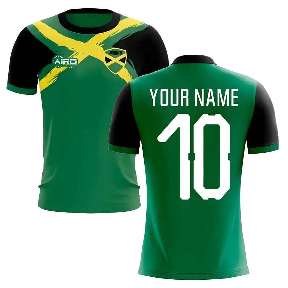 Click to view product details and reviews for 2020 2021 Jamaica Flag Concept Football Shirt Your Name.