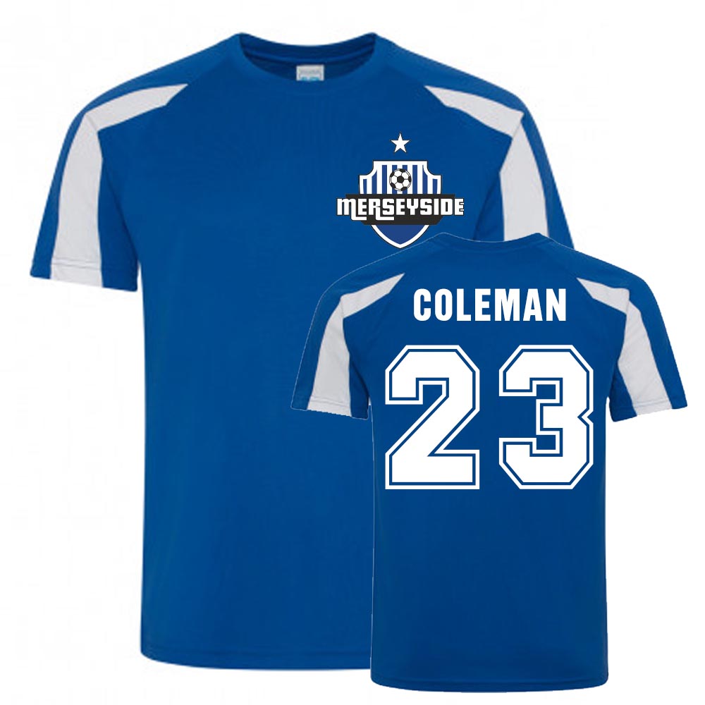 Seamus Coleman Everton Sports Training Jersey (-White) Polyester Uksoccershop Men's Blue Xxl
