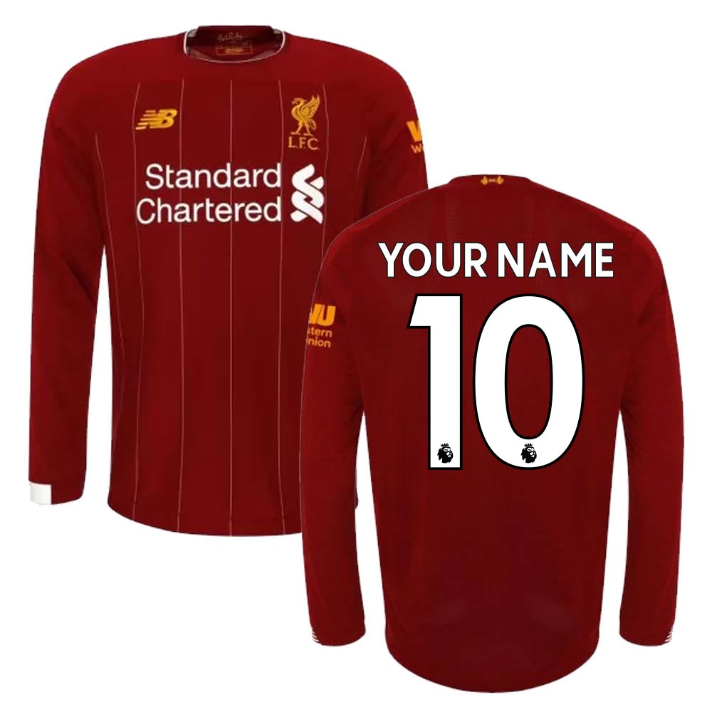 Click to view product details and reviews for 2019 2020 Liverpool Home Long Sleeve Shirt Kids Your Name.